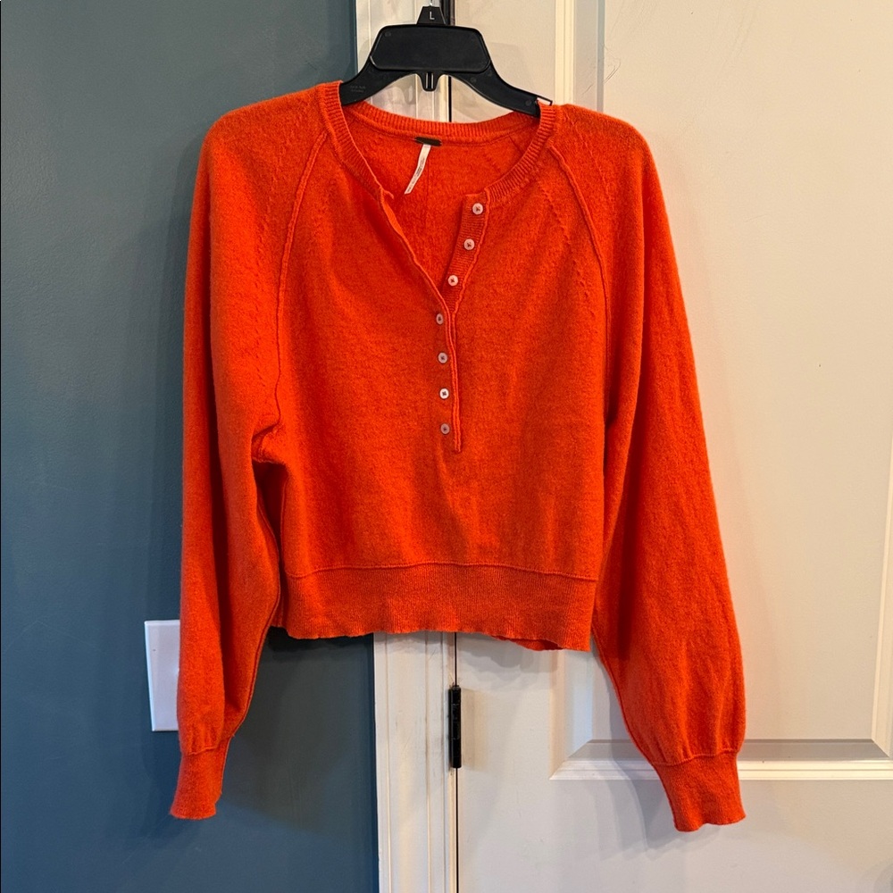 Free People Porta Cashmere Henley